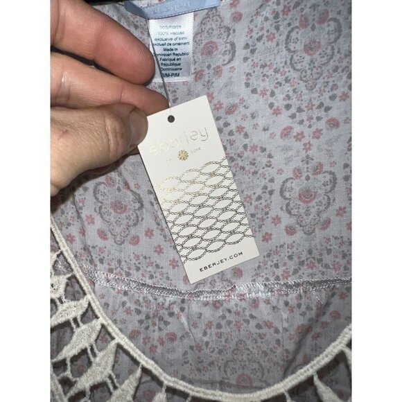 EBERJEY Anthropologie Coverup Dress $189 Beach Timba Dawn S/M NWTS Floral X1 - Picture 10 of 15